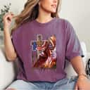 Cross Christian Jesus Eagle Flag American 4th Of July T-Shirt Cross Christian Jesus Eagle Flag American 4th Of July T-Shirt