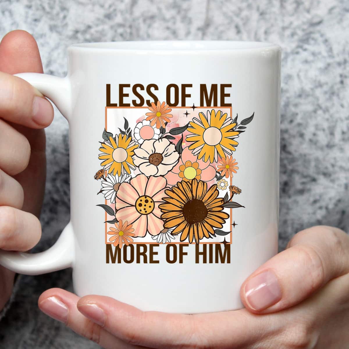 Less Of Me More Of Him Christian Jesus T-Shirt Less Of Me More Of Him Christian Jesus T-Shirt