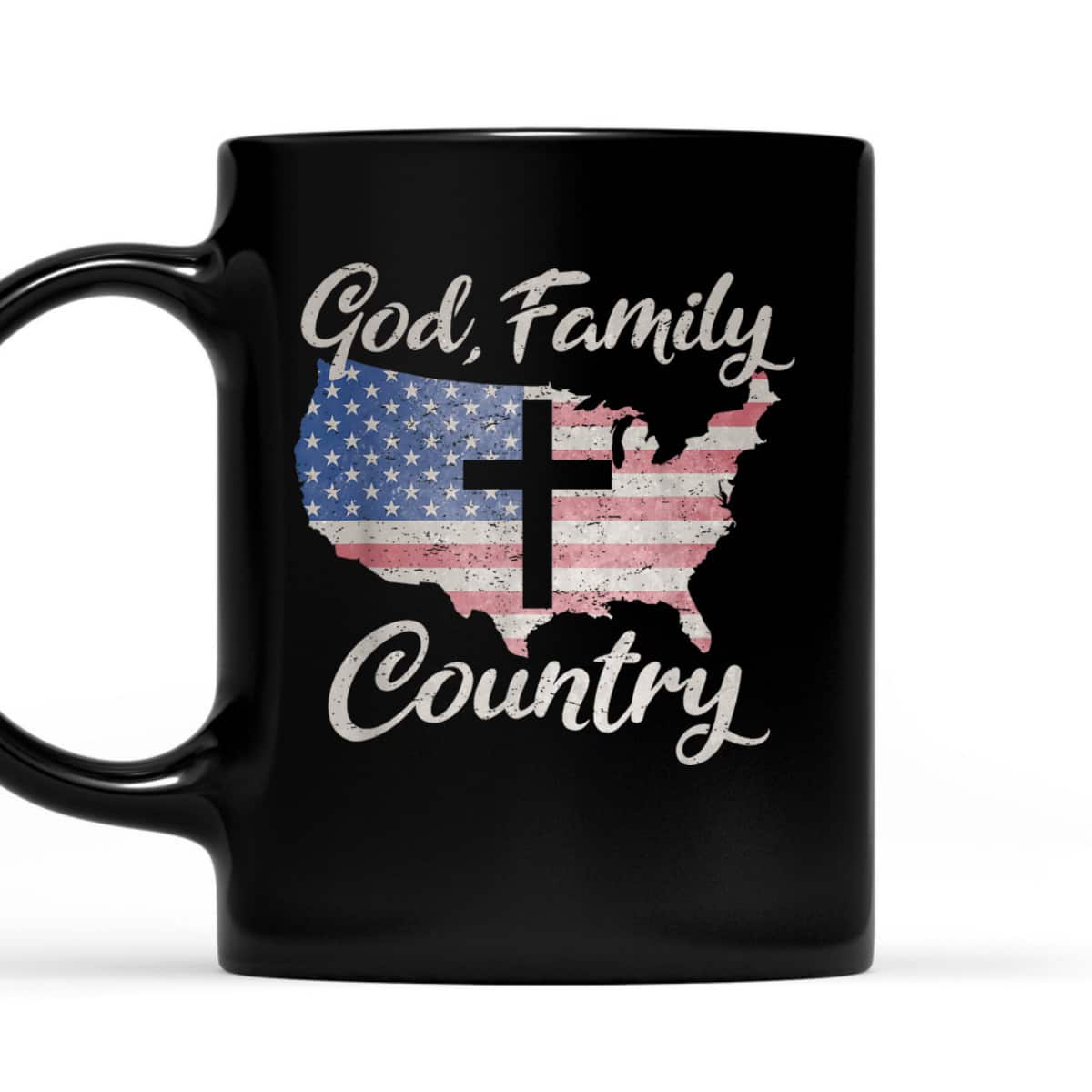 God Family Country Christian Cross Vintage USA American Flag 4th Of July T-Shirt God Family Country Christian Cross Vintage USA American Flag 4th Of July T-Shirt