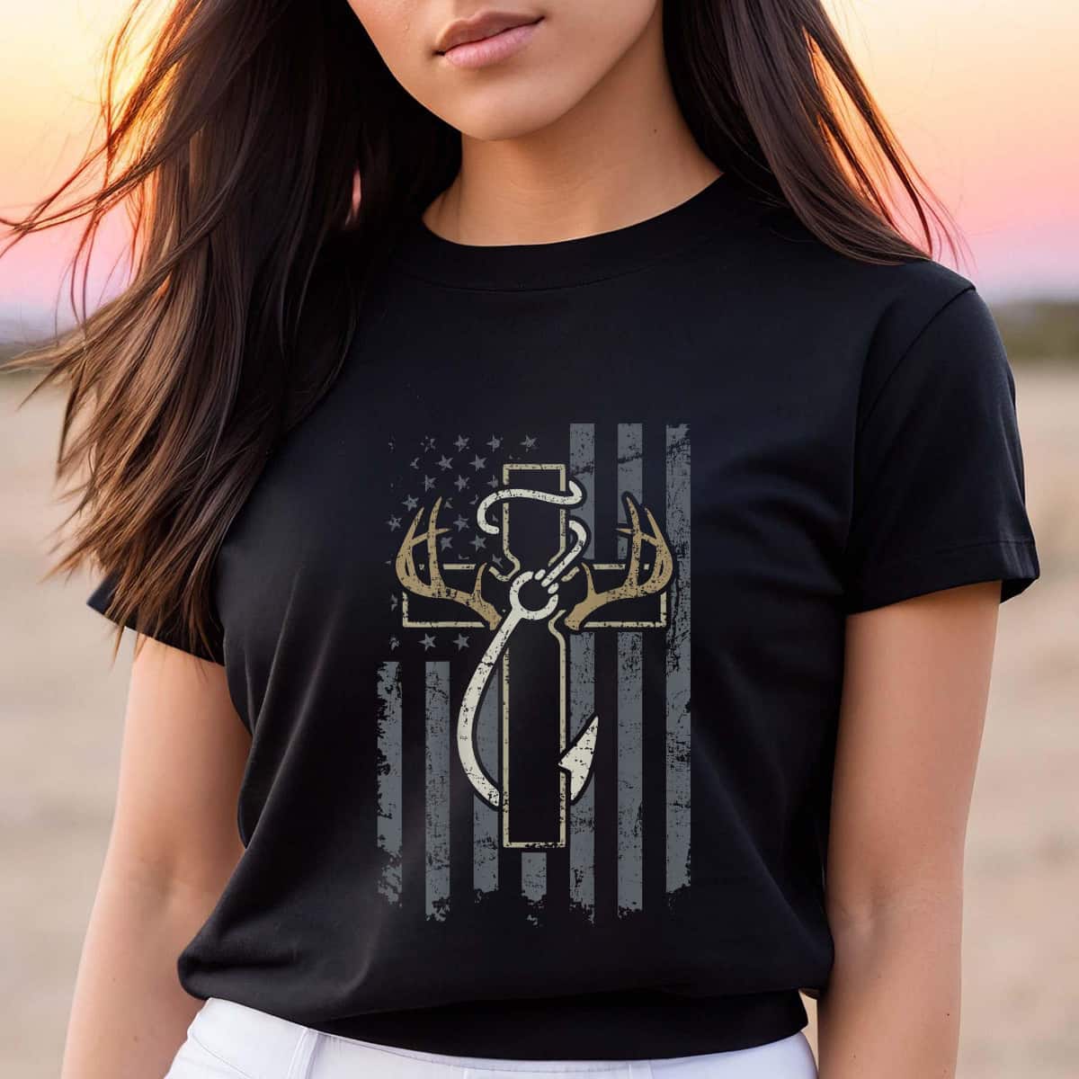Faith Hunting Fishing Christian Hunter Fisherman T-Shirt Faith Hunting Fishing Christian Hunter Fisherman T-Shirt