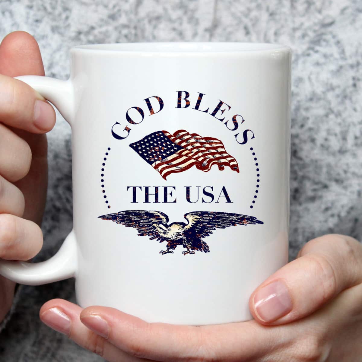 God Bless The USA Flag Eagle Christian July 4th T-Shirt God Bless The USA Flag Eagle Christian July 4th T-Shirt