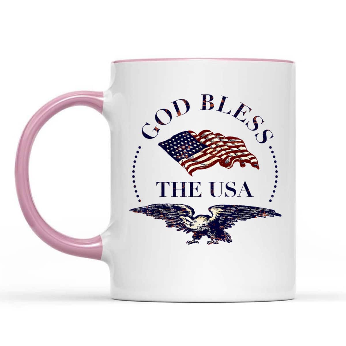 God Bless The USA Flag Eagle Christian July 4th T-Shirt God Bless The USA Flag Eagle Christian July 4th T-Shirt