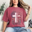 Jesus Is My Savior Patriotic Christian USA Flag Cross Faith Cross Flag T-Shirt Jesus Is My Savior Patriotic Christian USA Flag Cross Faith Cross Flag T-Shirt