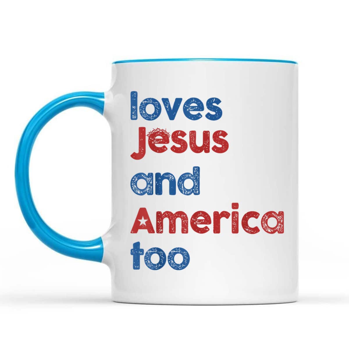 Retro Loves Jesus And America Too 4th Of July T-Shirt Gifts Retro Loves Jesus And America Too 4th Of July T-Shirt Gifts