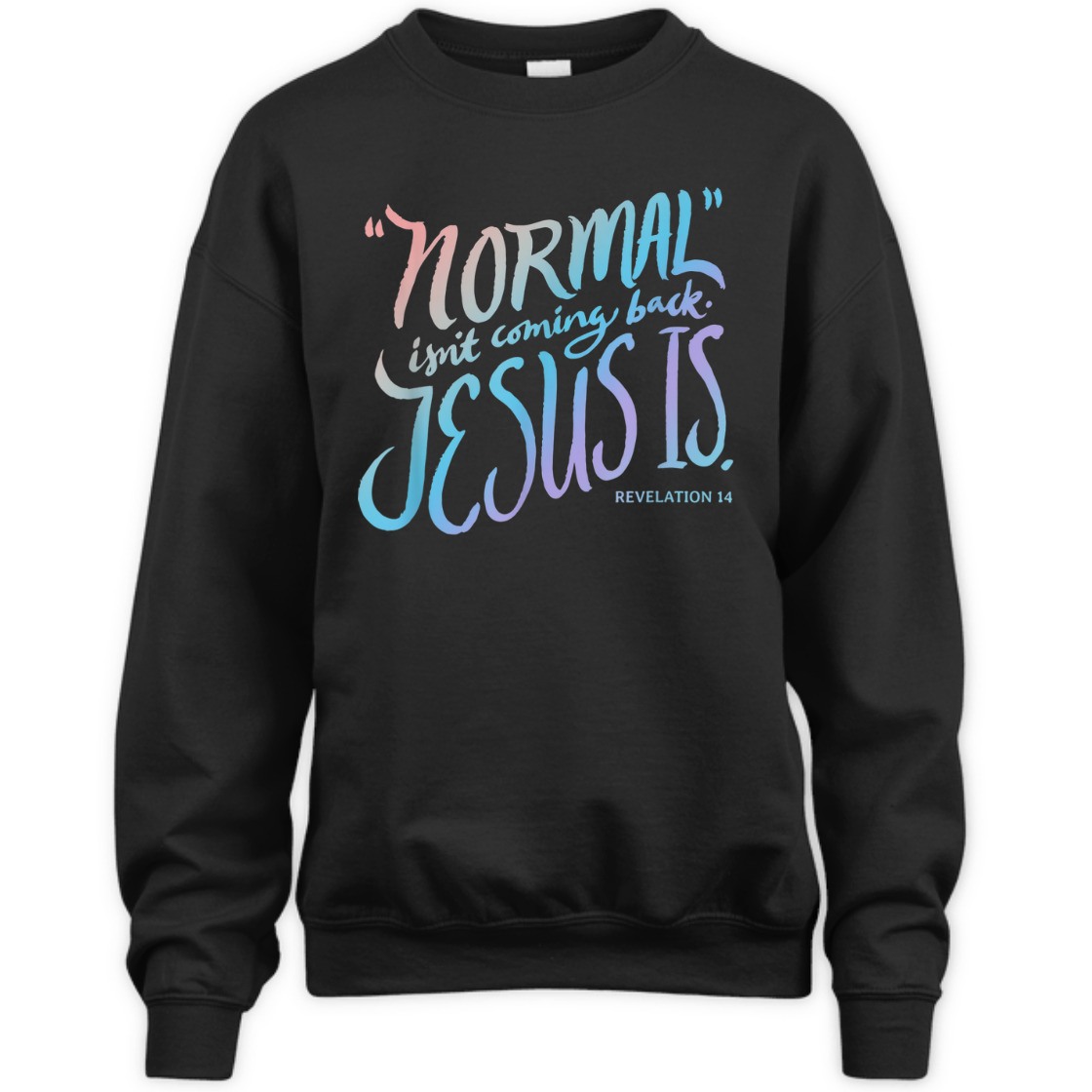 Normal Isn't Coming Back Jesus Is Revelation 14 Bible Verse T-Shirt For Jesus Lovers