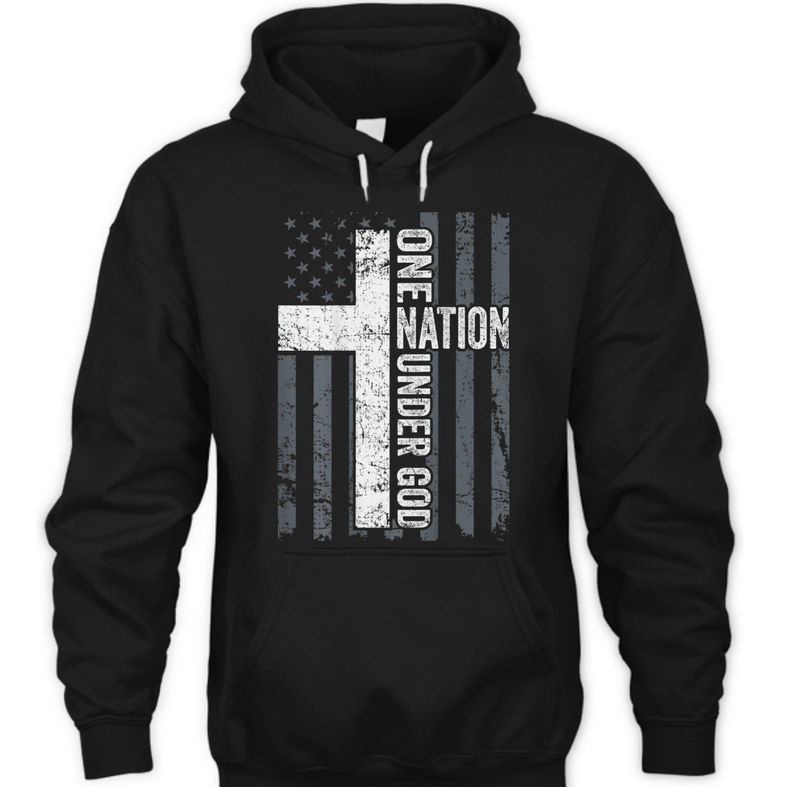 One Nation Under God 4th Of July Independence Day T-Shirt Cross With American USA Flag One Nation Under God 4th Of July Independence Day T-Shirt Cross With American USA Flag