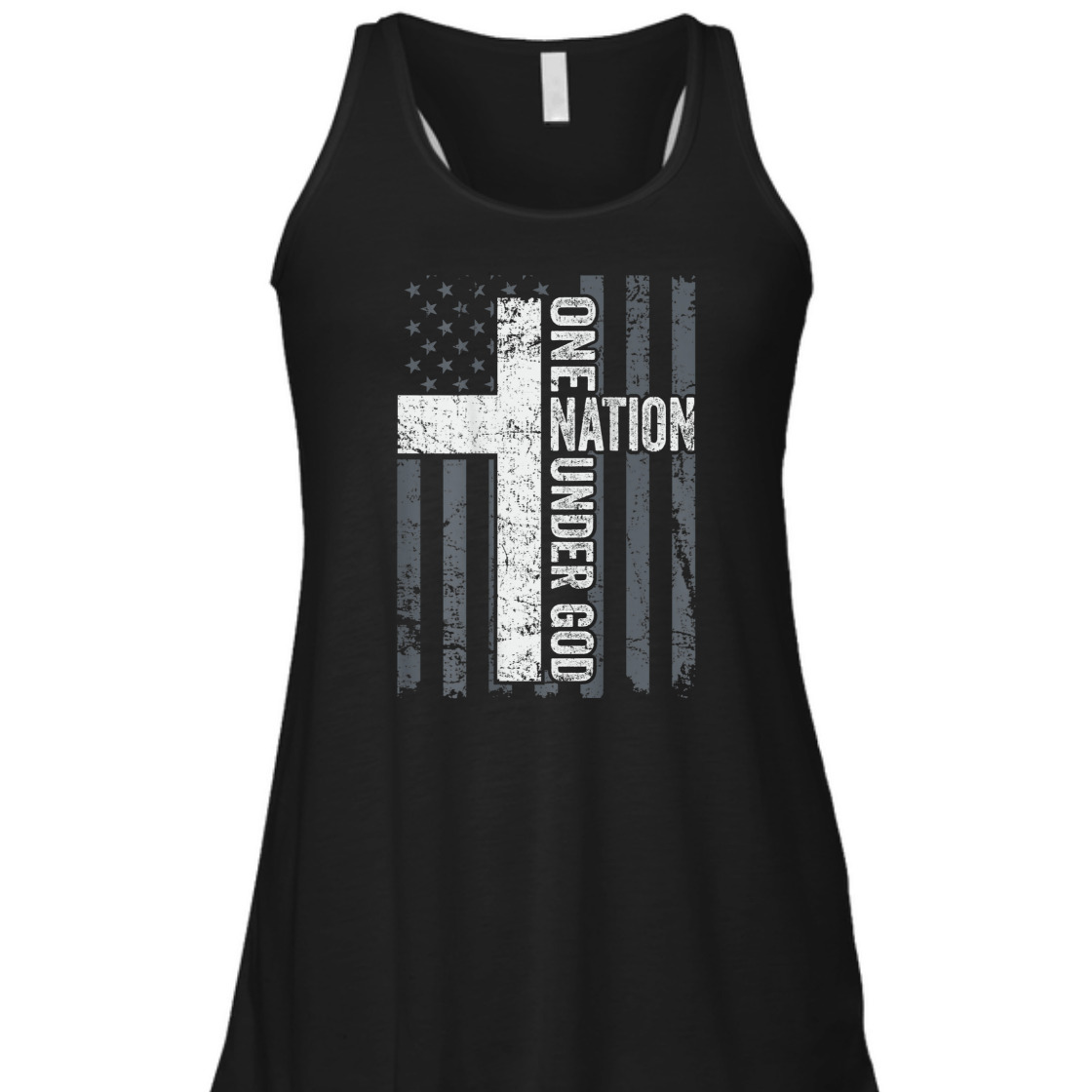 One Nation Under God 4th Of July Independence Day T-Shirt Cross With American USA Flag One Nation Under God 4th Of July Independence Day T-Shirt Cross With American USA Flag
