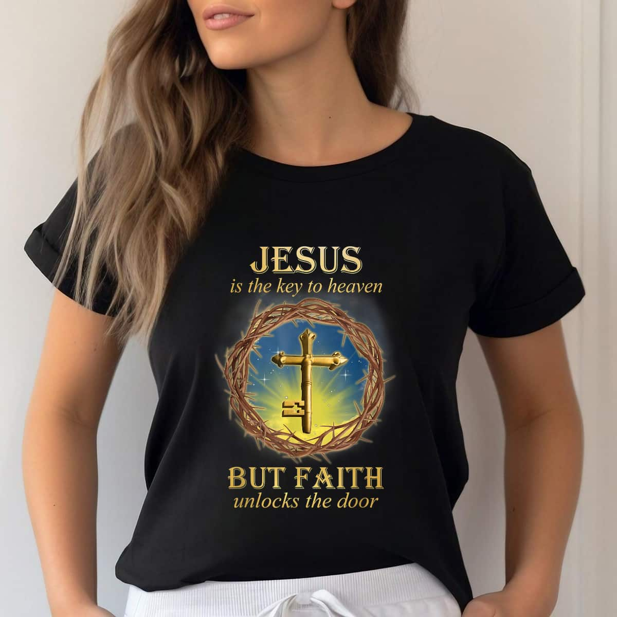 Jesus Is The Key To Heaven For Christian God Lovers T-Shirt