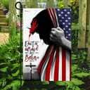 Jesus Christ Don't Be Afraid Just Believe Christian Garden Flag