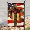Jesus Christian Cross American Christian American Flag Garden Flag Jesus Christian Cross American Christian American Flag Garden Flag