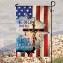Jesus Christian He Died For Me I Live For Him Christian Religious Garden Flag Jesus Christian He Died For Me I Live For Him Christian Religious Garden Flag