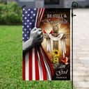 Jesus Christ Be Still & Know That I Am God Christian Garden Flag Jesus Christ Be Still & Know That I Am God Christian Garden Flag