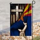 Christian Cross Hand Jesus Arizona Christian Garden Flag