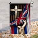 Christian Cross Hawaii US And Cross Garden Flag