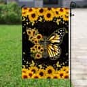 Faith Christian Cross Butterfly Christian Garden Flag