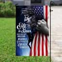 He Is Risen Jesus Christian Christian Garden Flag He Is Risen Jesus Christian Christian Garden Flag