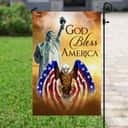 God Bless America Jesus US Christian Garden Flag God Bless America Jesus US Christian Garden Flag