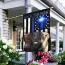 Beagle Back The Blue Christian Cross Christian Garden Flag Beagle Back The Blue Christian Cross Christian Garden Flag