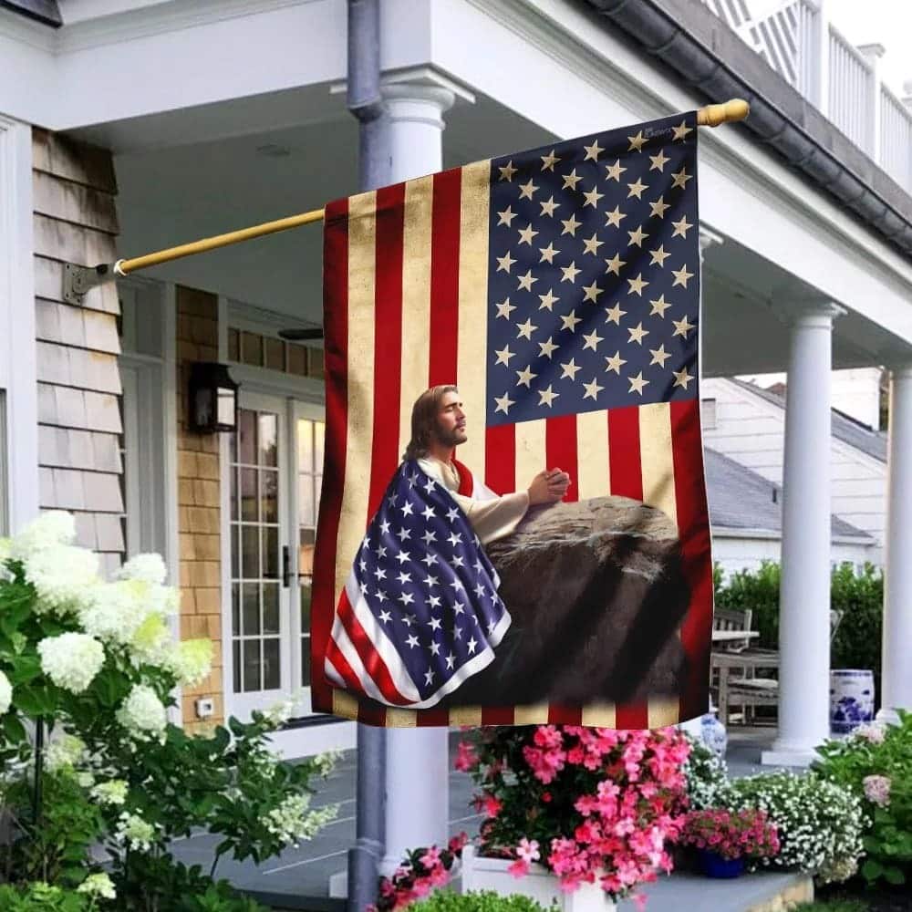 Patriotic Christian American Christian Religious Garden Flag Patriotic Christian American Christian Religious Garden Flag