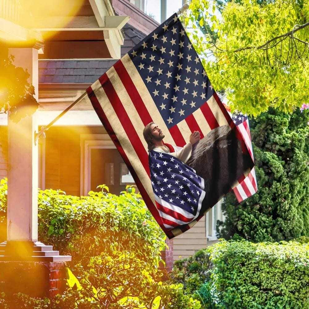 Patriotic Christian American Christian Religious Garden Flag Patriotic Christian American Christian Religious Garden Flag