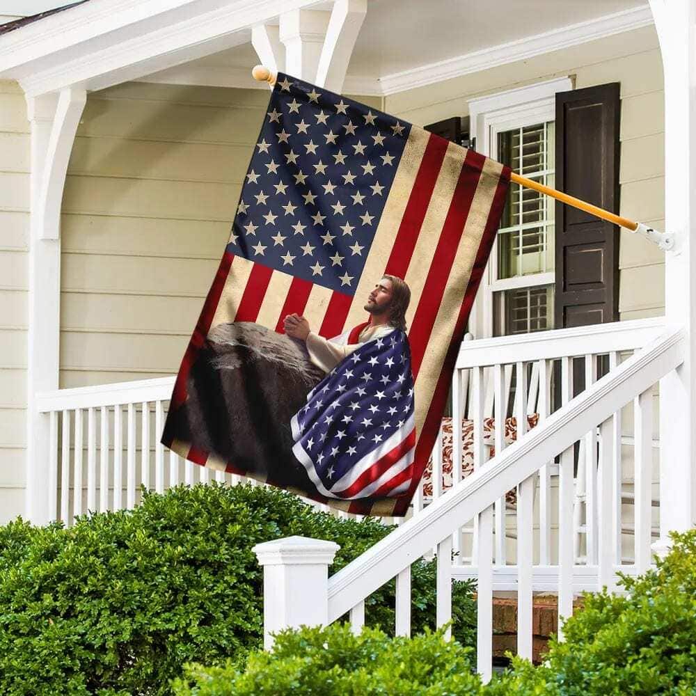 Patriotic Christian American Christian Religious Garden Flag Patriotic Christian American Christian Religious Garden Flag