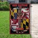 One Nation Under God Maryland Jesus Christian Religious Garden Flag