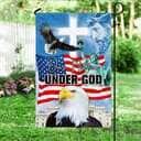 One Nation Under God Eagle American Christian Religious Garden Flag One Nation Under God Eagle American Christian Religious Garden Flag