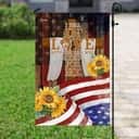 Jesus In Me Christian Religious Sunflower America US Flag Garden Flag Jesus In Me Christian Religious Sunflower America US Flag Garden Flag