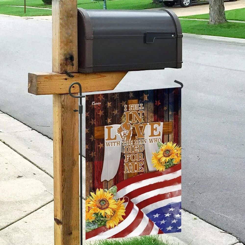 Jesus In Me Christian Religious Sunflower America US Flag Garden Flag Jesus In Me Christian Religious Sunflower America US Flag Garden Flag