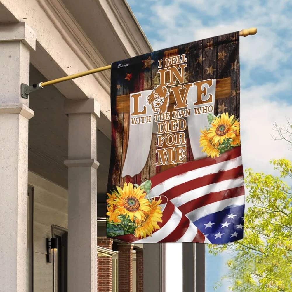 Jesus In Me Christian Religious Sunflower America US Flag Garden Flag Jesus In Me Christian Religious Sunflower America US Flag Garden Flag