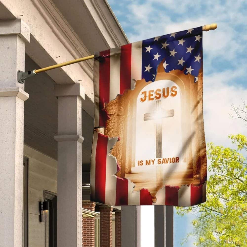 Jesus Is My Savior Christian Cross Christian Religious Garden Flag Jesus Is My Savior Christian Cross Christian Religious Garden Flag