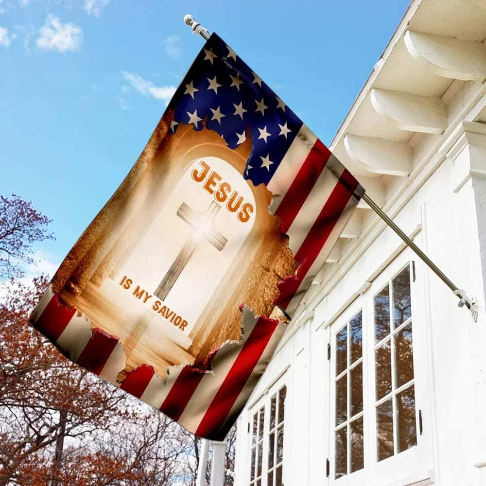 Jesus Is My Savior Christian Cross Christian Religious Garden Flag Jesus Is My Savior Christian Cross Christian Religious Garden Flag