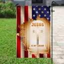 Jesus Is My Savior Christian Cross Christian Religious Garden Flag
