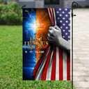 Jesus Is My Savior Cross Christian Religious Garden Flag Jesus Is My Savior Cross Christian Religious Garden Flag