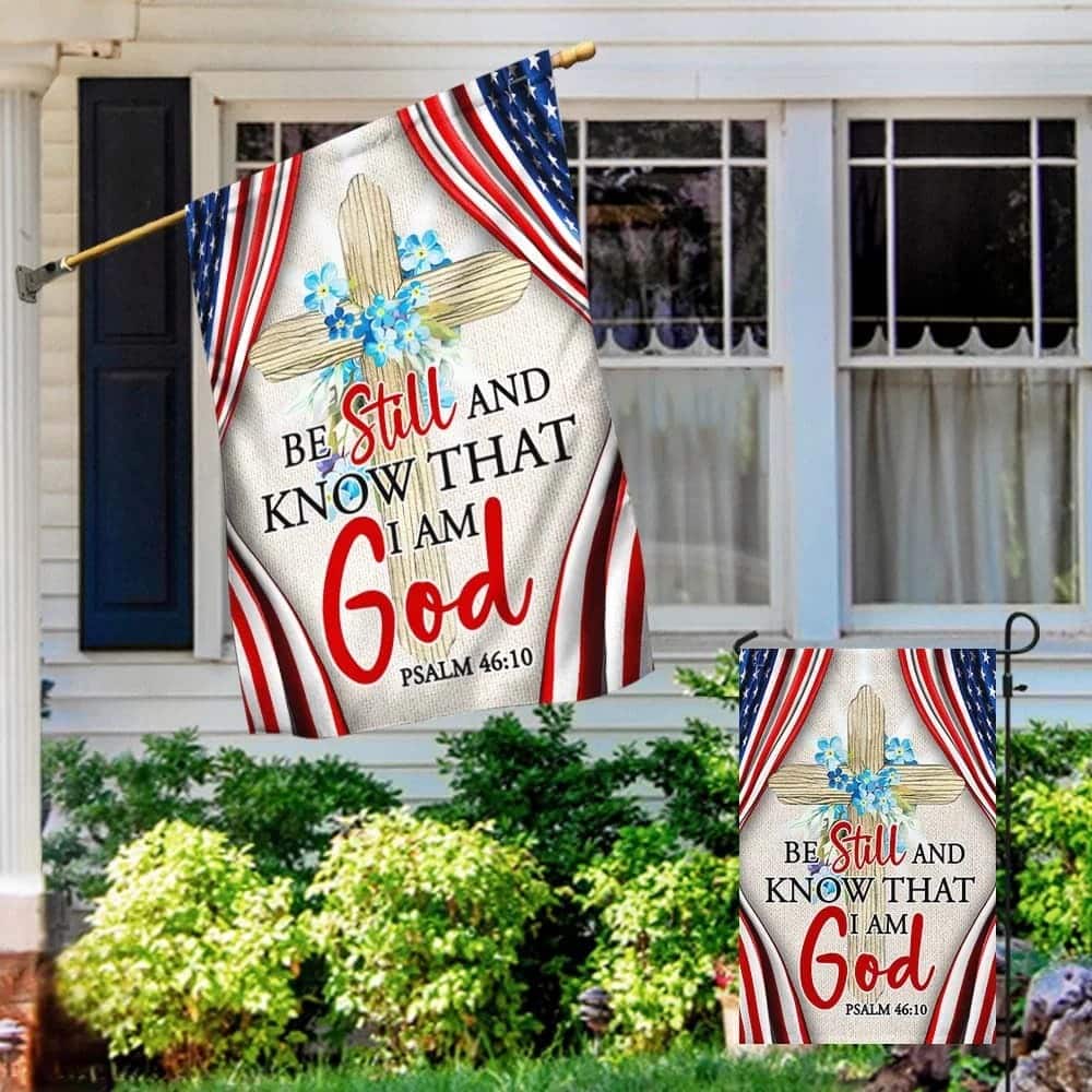 Jesus Dove Cross Symbol Be Still And Know That I Am God American Christian Religious Garden Flag Jesus Dove Cross Symbol Be Still And Know That I Am God American Christian Religious Garden Flag