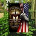 Jesus Cross Jesus Dropped The Charges Christian Religious Garden Flag