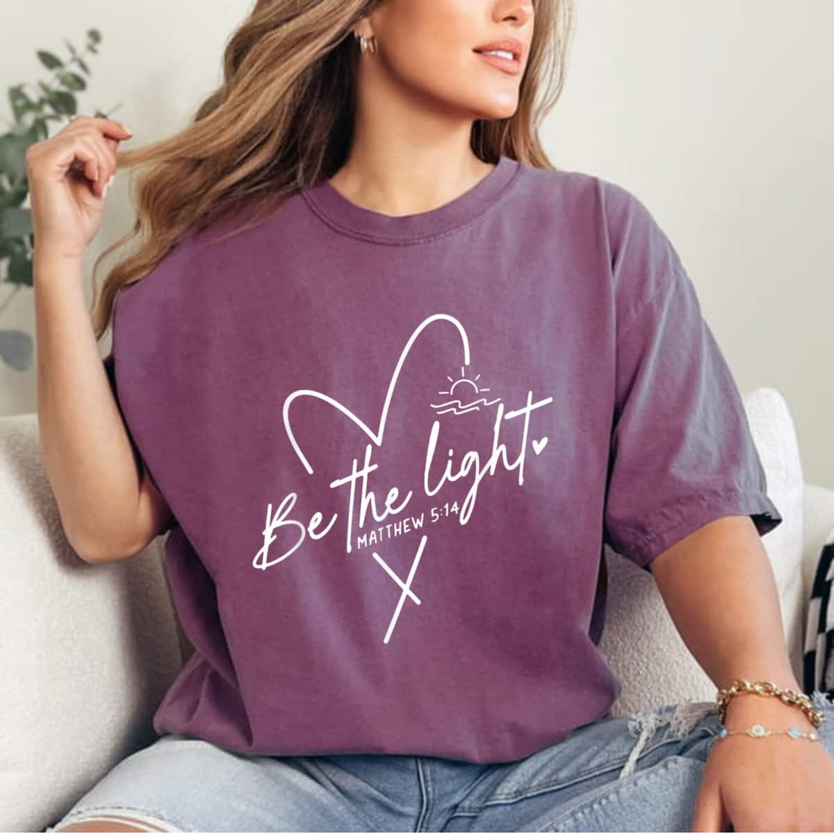 Christmas Be The Light Mathew T-Shirt For Christians Christmas Be The Light Mathew T-Shirt For Christians