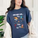 God Says I Am Space Museum Lover Boy Girl Christian T-Shirt God Says I Am Space Museum Lover Boy Girl Christian T-Shirt