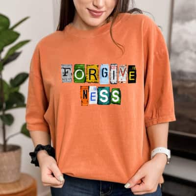 Creative And Unique Forgiveness Christian Faith T-Shirt
