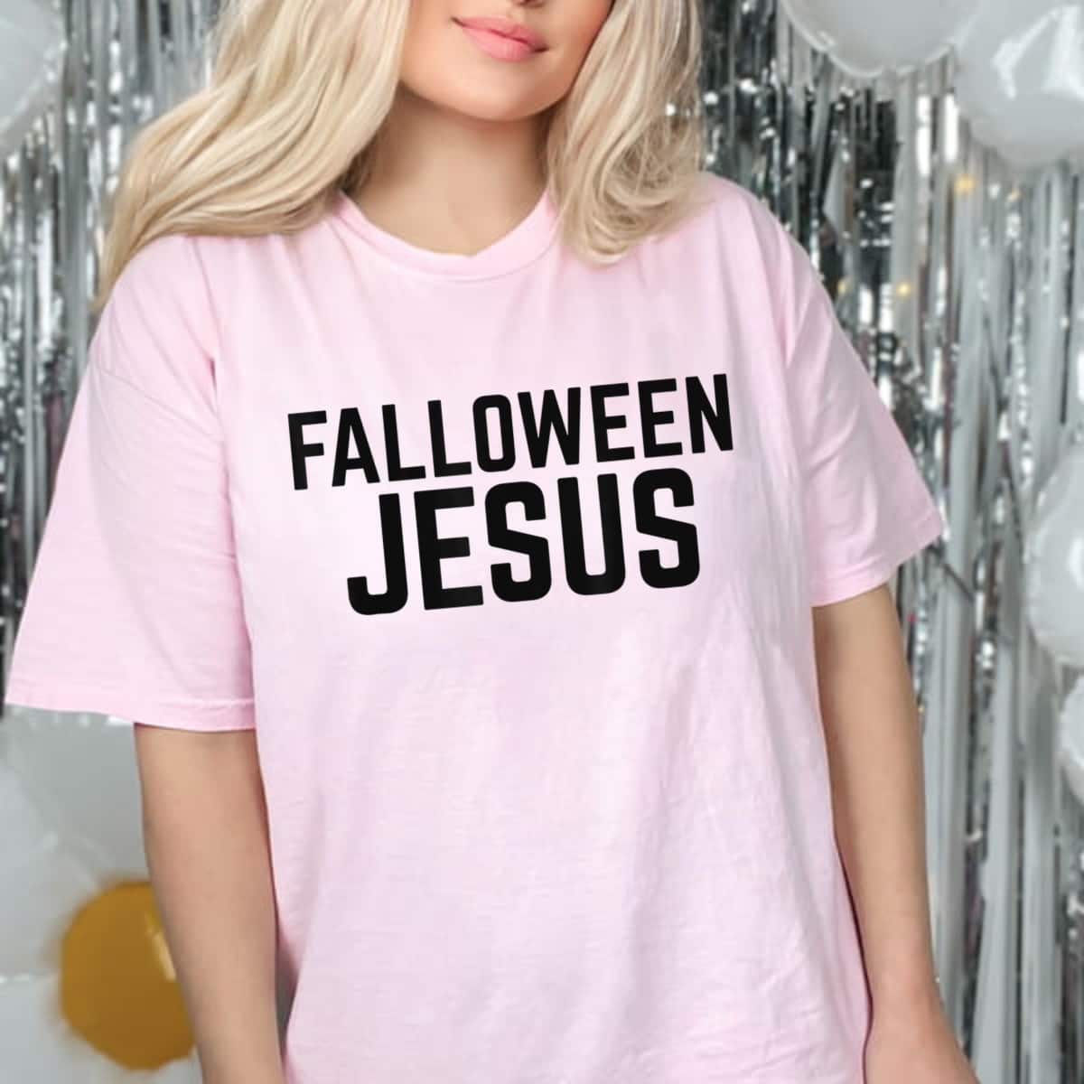 Funny Christian Halloween Falloween Jesus T-Shirt