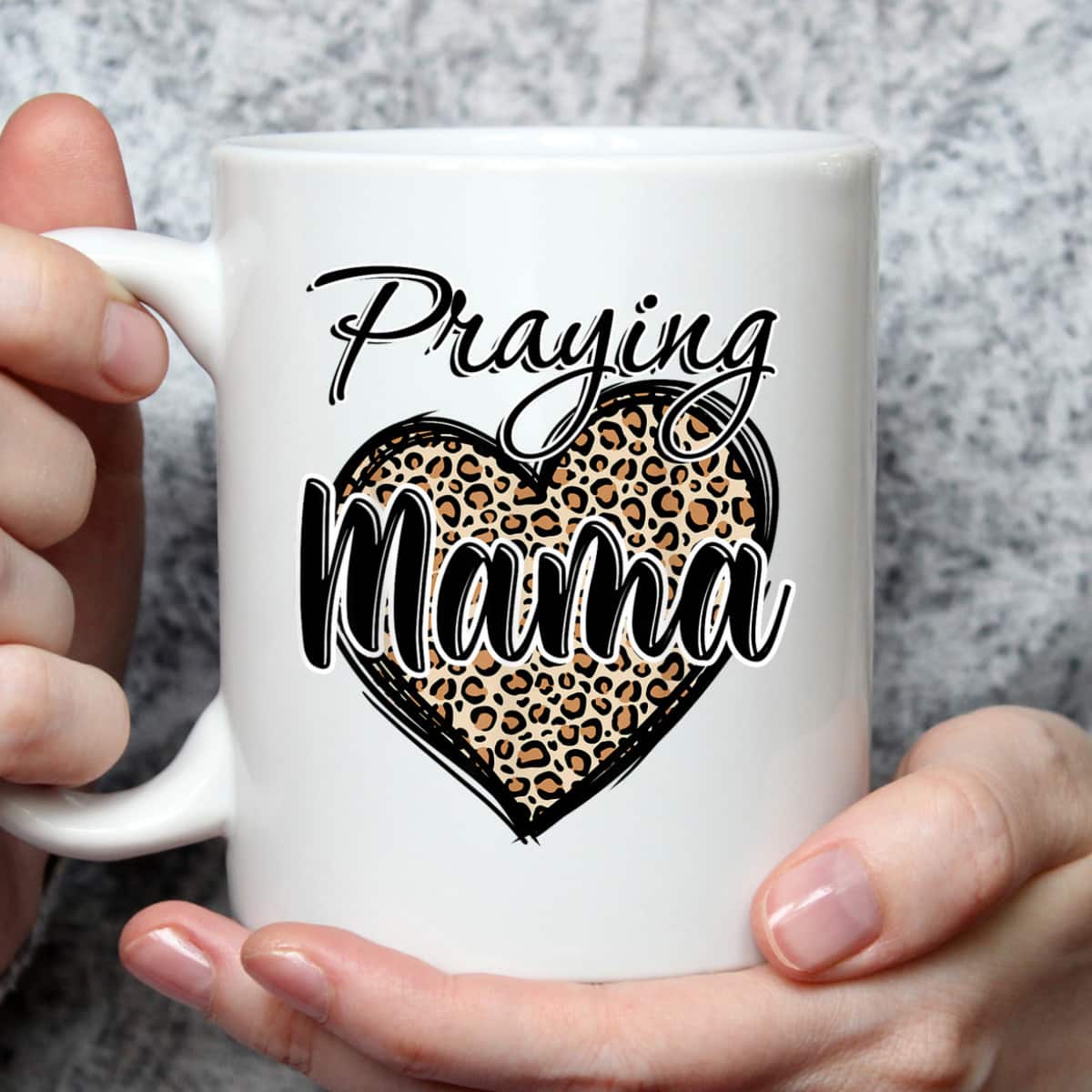 Praying Mama Christian Leopard Heart Religious Jusus T-Shirt Praying Mama Christian Leopard Heart Religious Jusus T-Shirt