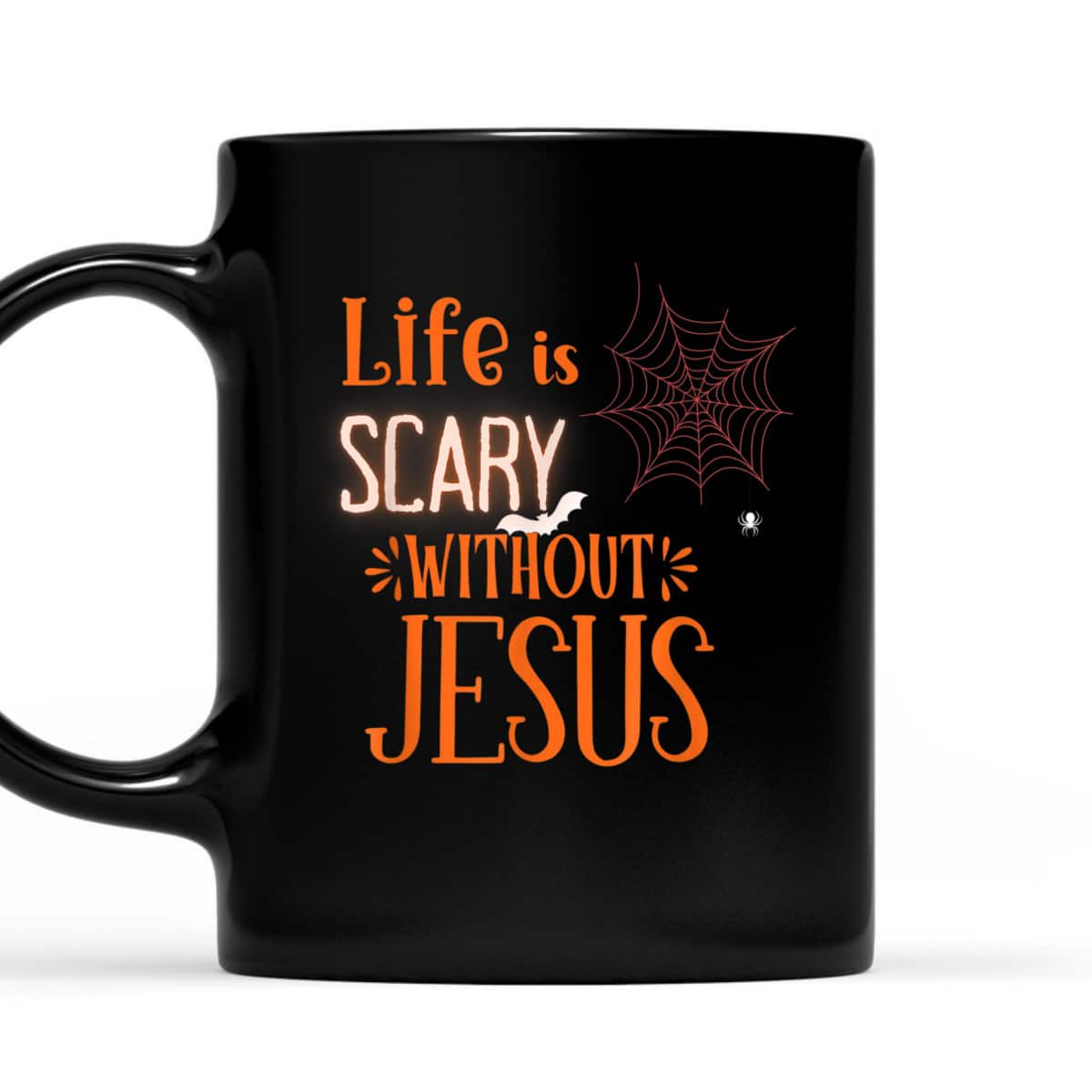Life Is Scary Without Jesus Halloween Christian T-Shirt Gift For Friend Life Is Scary Without Jesus Halloween Christian T-Shirt Gift For Friend