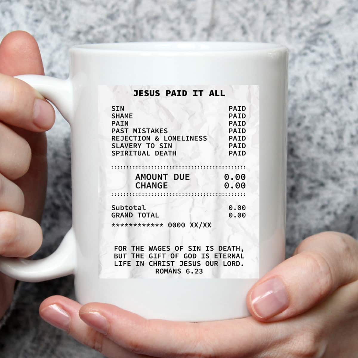 Jesus Paid It All Christianity Bible Verse Religion Quote T-Shirt Jesus Paid It All Christianity Bible Verse Religion Quote T-Shirt