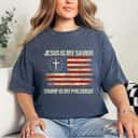 Christian Jesus Is My Savior Trump Is My President T-Shirt Christian Jesus Is My Savior Trump Is My President T-Shirt