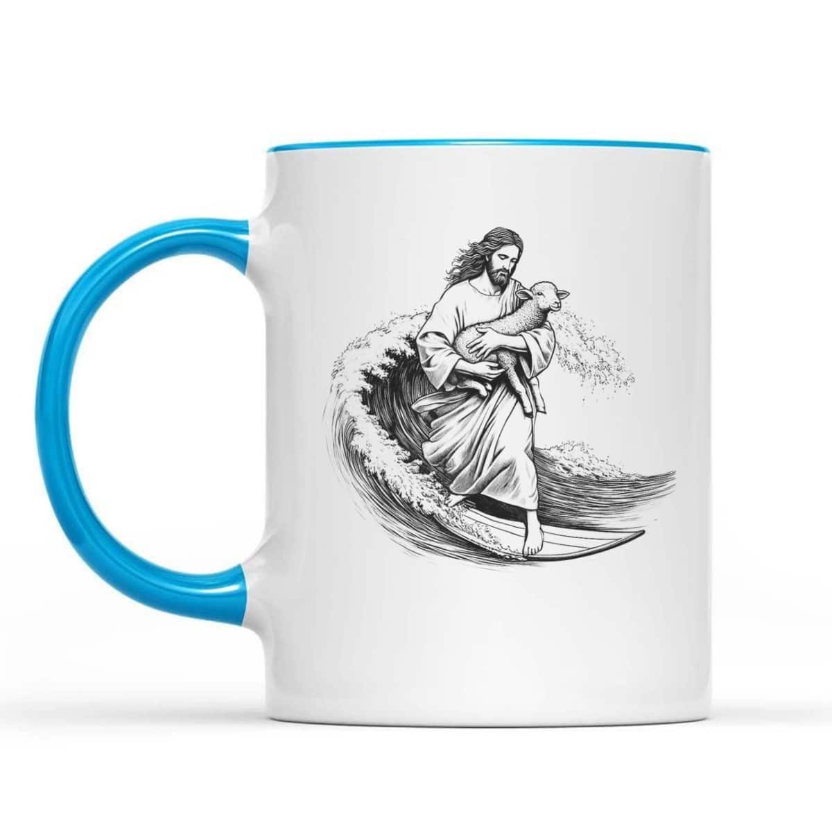 Christian Surfer Vintage Retro Funny Religious T-Shirt Christian Surfer Vintage Retro Funny Religious T-Shirt