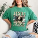 Jesus Is My Savior Trump Is My President American Flag Cross T-Shirt Jesus Is My Savior Trump Is My President American Flag Cross T-Shirt