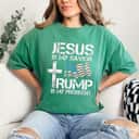 Jesus Is My Savior Trump Is My President Trump 2024 USA Flag Cross T-Shirt Jesus Is My Savior Trump Is My President Trump 2024 USA Flag Cross T-Shirt