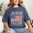 Christian Believers Jesus Is My Savior Trump Is My President T-Shirt Christian Believers Jesus Is My Savior Trump Is My President T-Shirt