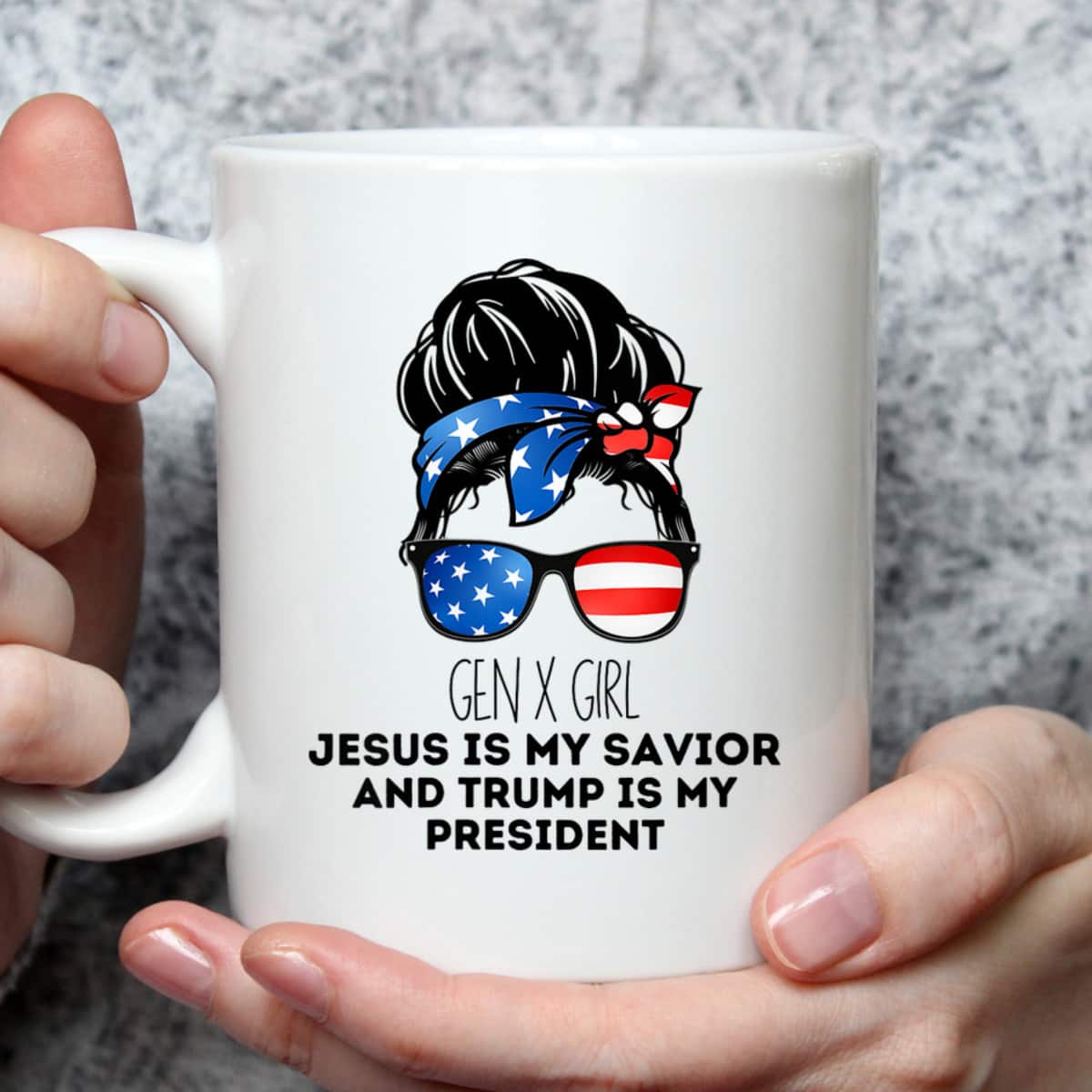 Gen X Girl Jesus Is My Savior And Trump Is My President T-Shirt Gen X Girl Jesus Is My Savior And Trump Is My President T-Shirt