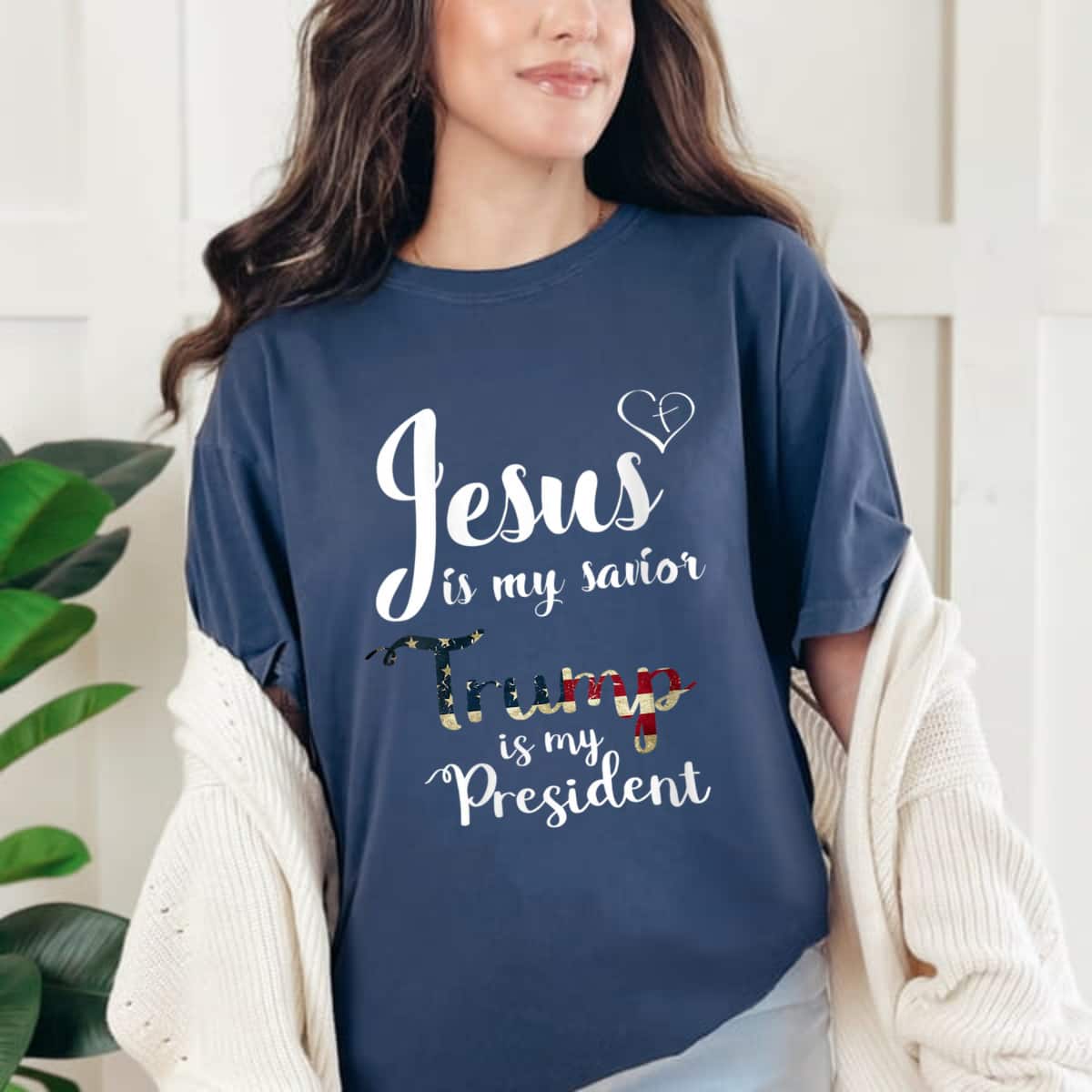 Jesus Is My Savior Trump Is My President Patriot T-Shirt Jesus Is My Savior Trump Is My President Patriot T-Shirt